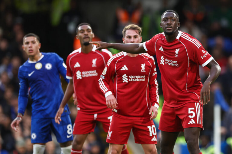 Liverpool will rely on two centre-backs to hold the line after Ibrahima Konate's injury (Credits: Imago Images)
