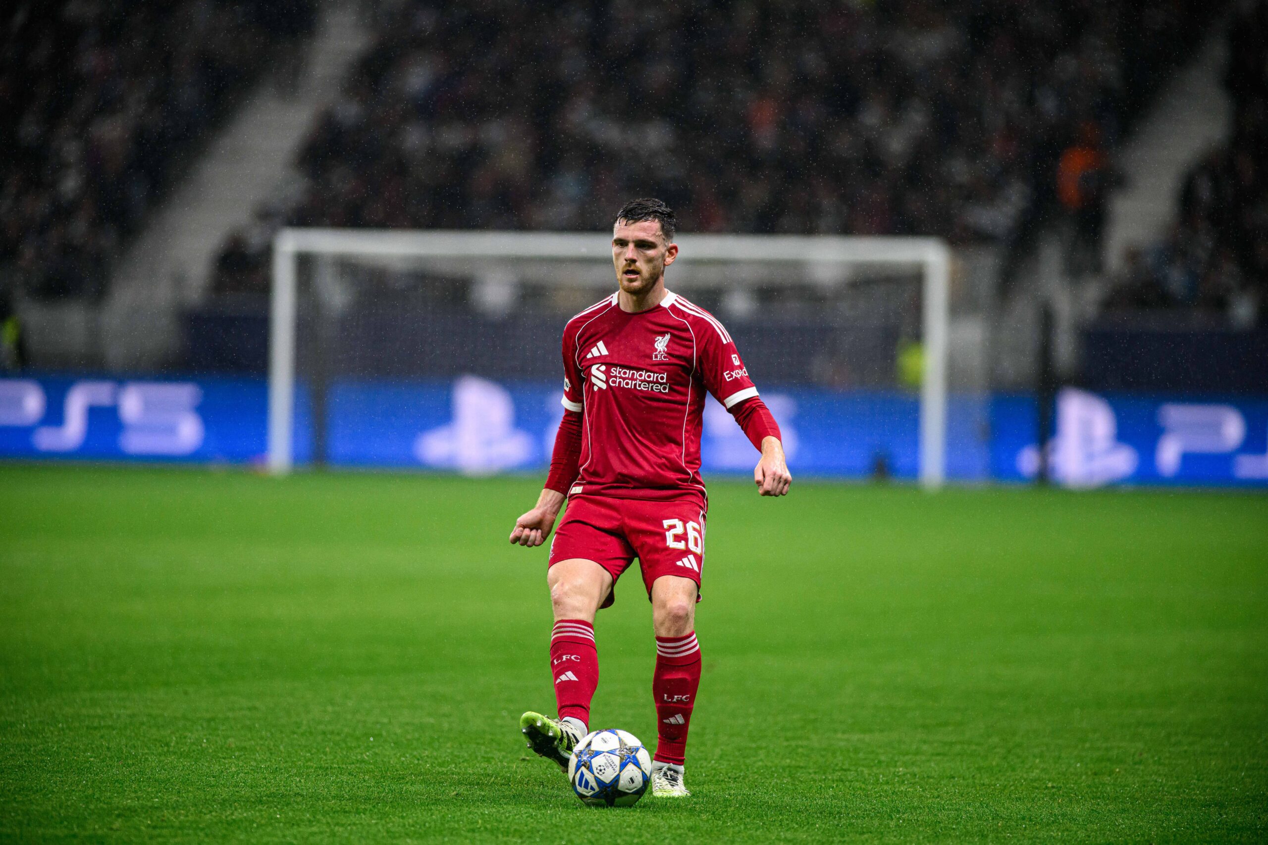 Andy Robertson started in the UEFA Champions League against Eintracht Frankfurt (Credits: Imago Images)
